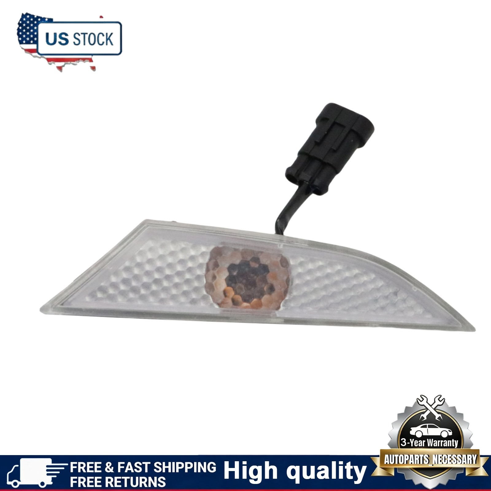 Clear Side Marker Indicator Lens with bulb New For Lamborghini Gallardo 560 570