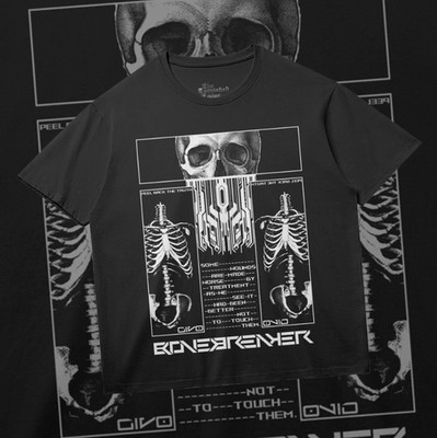 BONEBREAKER Brutalism Poetic Gothic T-Shirt