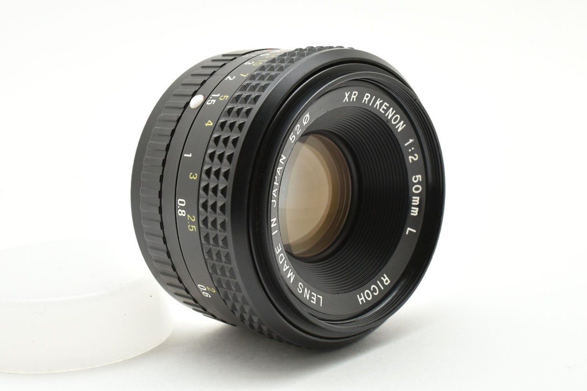 Near MINT] Ricoh XR Rikenon 50mm f2 Lens for Pentax K mount JAPAN