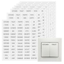 650 PCS Light Switch Labels,Transparent Switches Identification Stickers Labe...