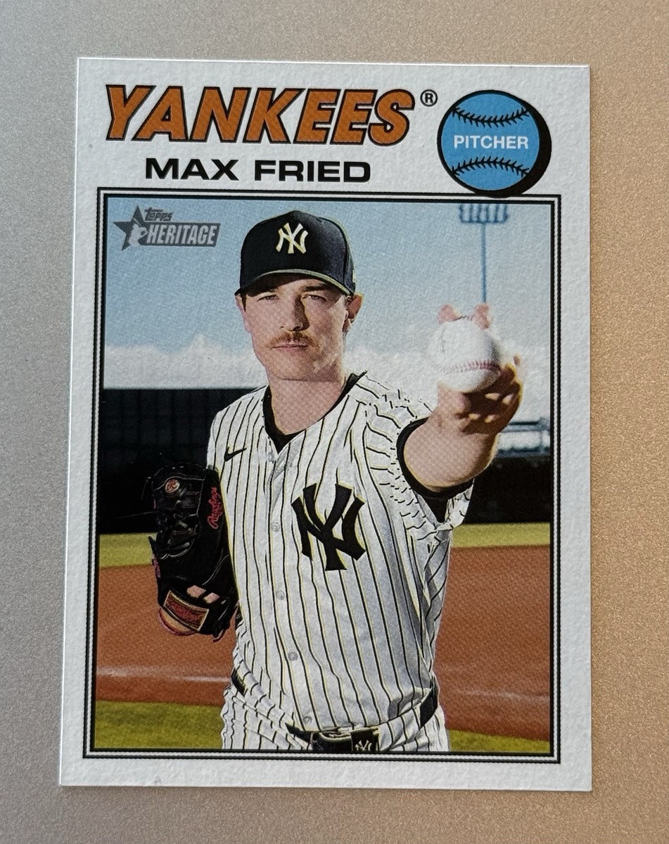 2026 Topps Heritage Max Fried Banner Variation #130- Yankees SP | eBay
