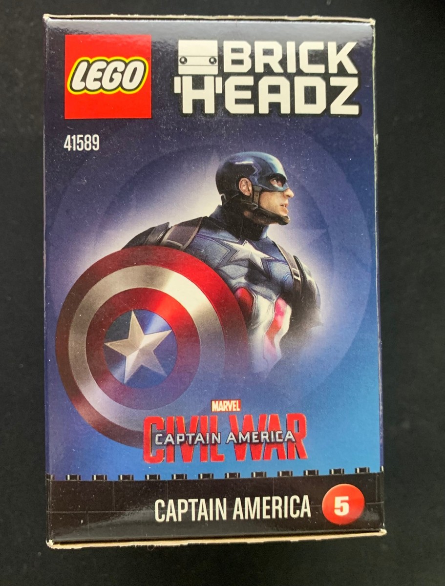 LEGO BRICKHEADZ: Captain America (41589) for sale online | eBay