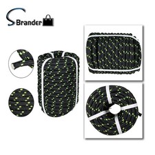 100FT Breaking Strength 6180lbs 1/2" Double Braid Marine Polyester Rope Hiking