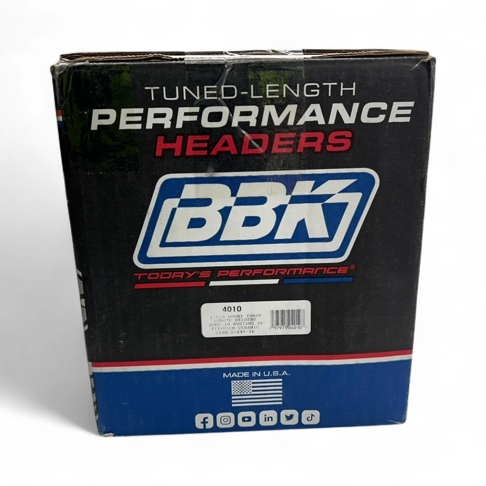 Cabezal de escape BBK 4010 longitud sintonizada corta rendimiento - Ford Mustang 4,0 L V6 Foto 4 de 4