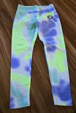 Girls Tie Dye Converse Chuck Taylor S Tie Dye Cotton Leggings Pants 8-10y