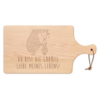 Schneidebrett Giraffe Kind - Geschenk Mutter Brett Mama Lieblingsmensch Toch..