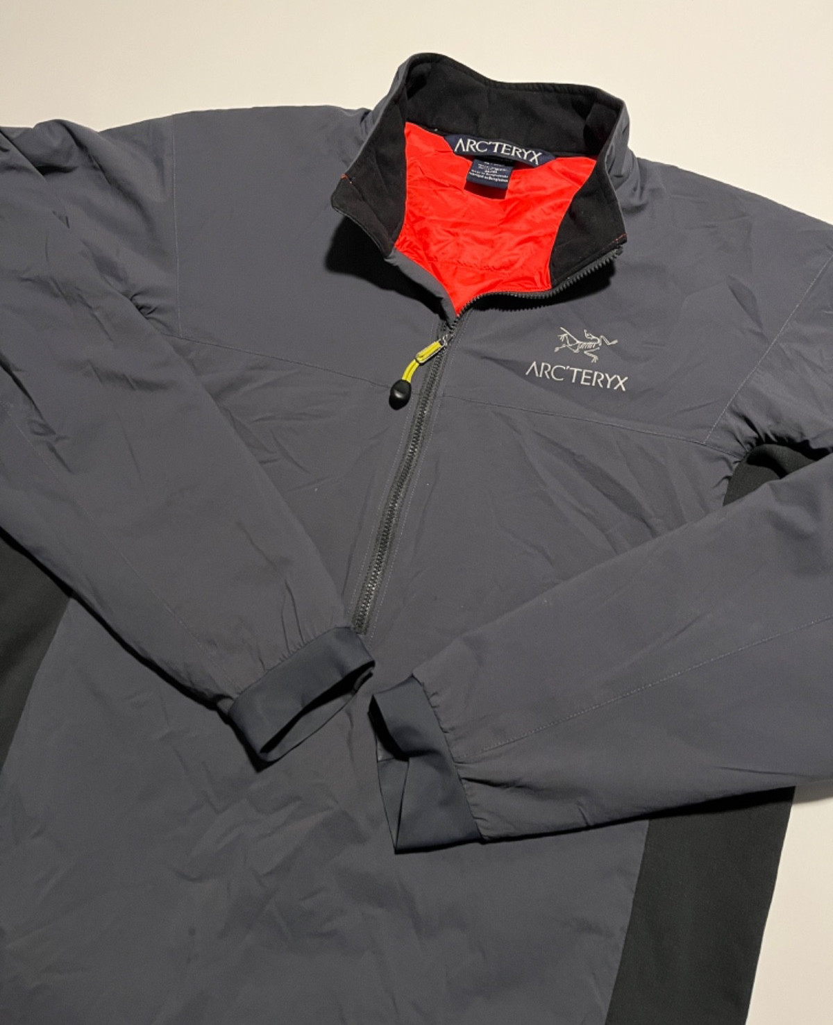 ARC'TERYX Atom LT Pullover Gray Medium Jacket Quarter Zip VTG 00s Y2K image 7