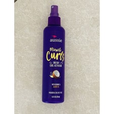 AUSSIE MIRACLE CURLS 2ND DAY CURL ACTIVATOR WITH COCONUT  JOJOBA OIL 8.5 FL OZ