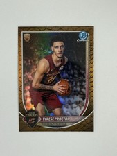 Tyrese Proctor 2025-26 Bowman Chrome BCV-55 Reptilian Refractor Rookie RC Cavs