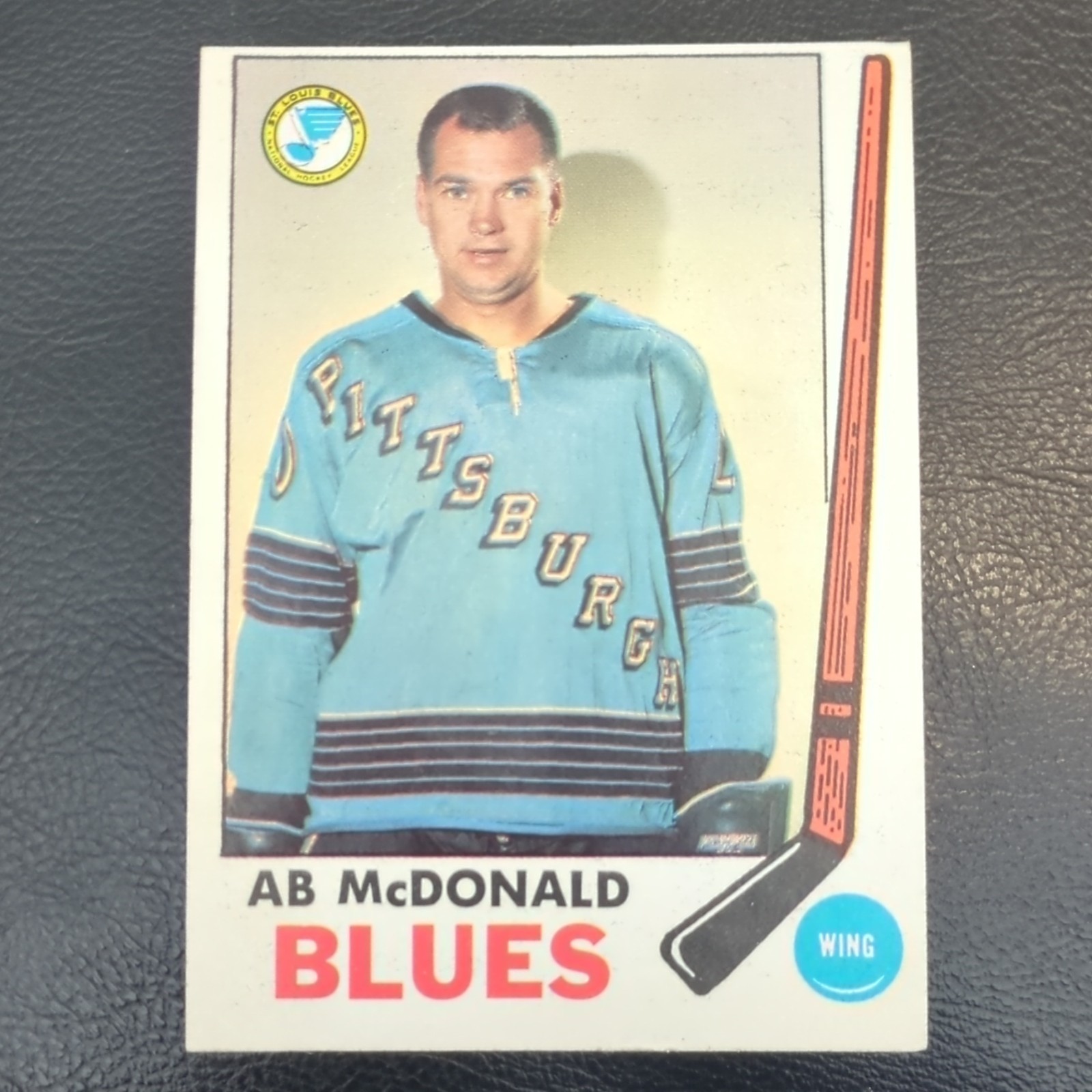 AB McDonald #18 Hockey Cards 1969 Topps trading card — raw and PSA graded price guide
