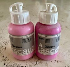 Lascaux Decora Temperafarbe 9 x 85ml Rosa Pink unbenutzt Atelierauflösung