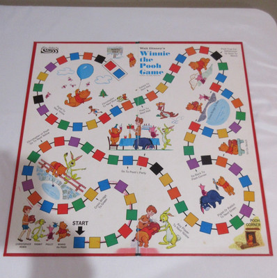 Vtg. 1964 Walt Disney's Winnie the Pooh Game Board Piece ONLY