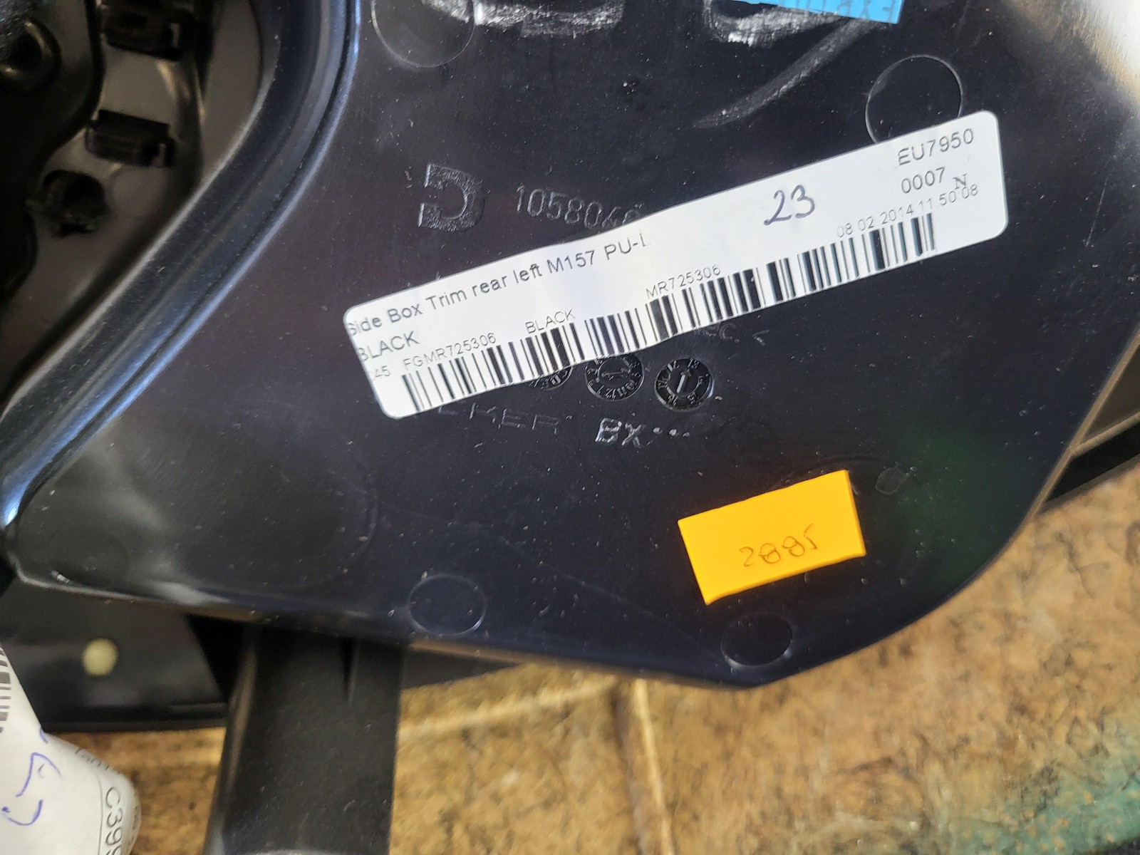 Used Oem Maserati Left Driver Rear Door Trim Panel for 2014-2017 Ghibli