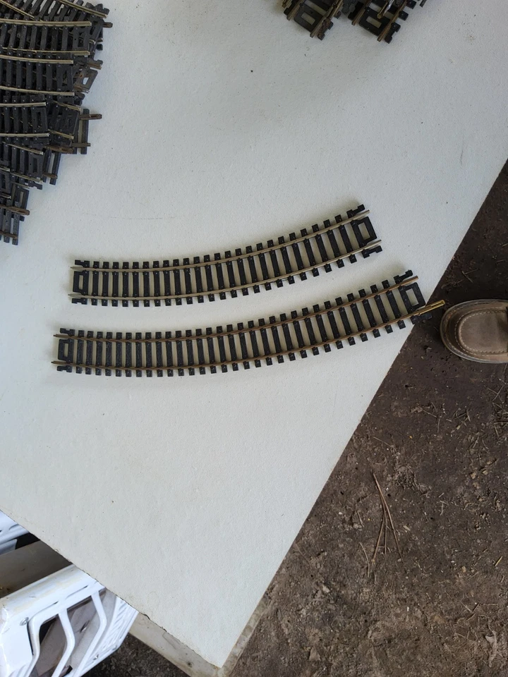 Vintage Tyco Atlas HO Scale Model Railroad Train Track Piece Lot 54 Pieces - Image 4 of 4