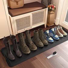 Extra Large Heavy Duty Boot Natural Rubber Shoe Mat for Entryway with Shoes B...
