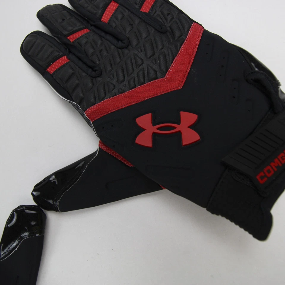 Texas Tech Red Raiders Under Armour 手套 - Lineman 男式黑色 全新 — 第 4/4 张图片