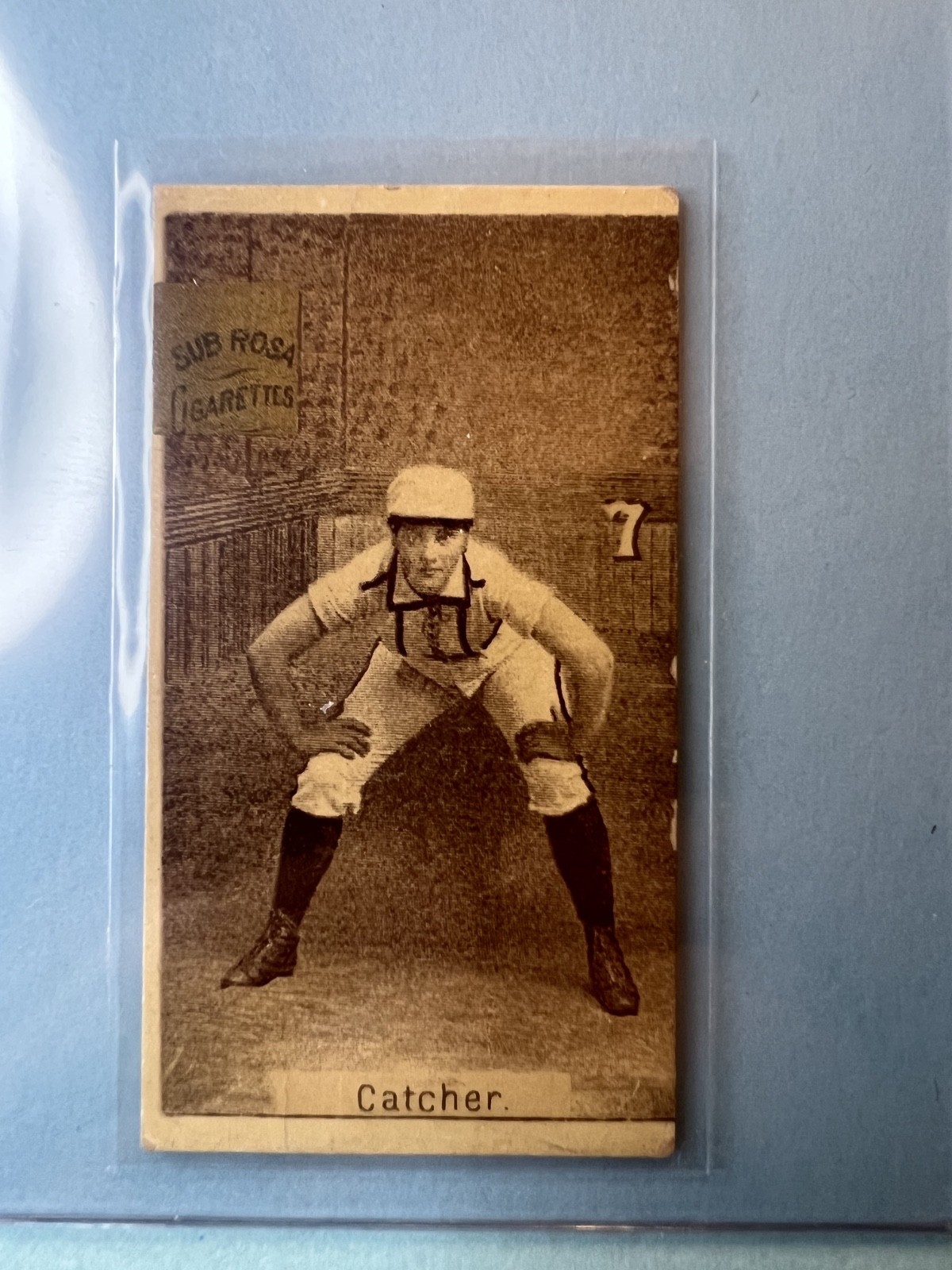 1880s N508 Sub Rosa Women Baseball Players #7 - Catcher