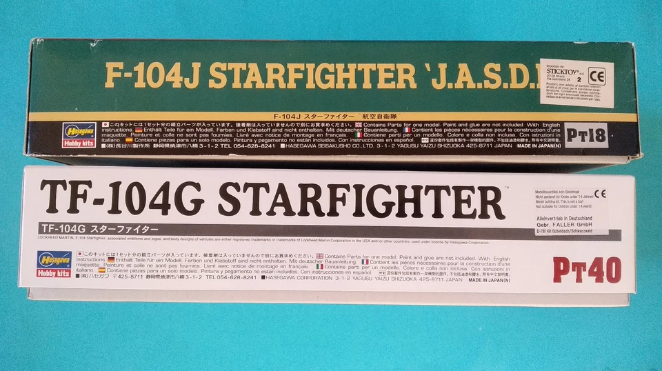 Lotto F-104J PT18 e TF-104G PT40 1:48 Hasegawa - Immagine 3 di 4