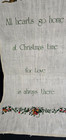 VINTAGE HOLLY HOBBY ALL HEARTS GO HOME AT CHRISTMAS LINEN WALL HANGING 27" — photo 6