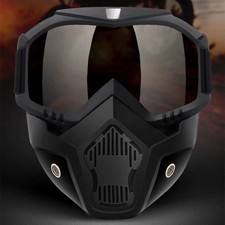 Outdoor Protection Mask with Goggles - UV  Windproof for Motorcycle  Cycling