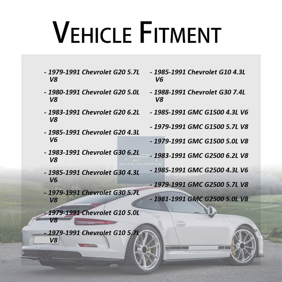 Kit de resistencia de motor soplador HVAC delantero para Chevrolet G20 6,6 L 1979-1980 Foto 2 de 4