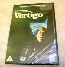 Image of VERTIGO : JAMES STEWART REGION 2 DVD NEW SEALED