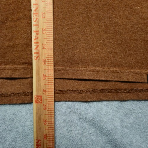 T-shirt WOOLRICH Green Label uomo grande marrone cotone manica lunga tasca outdoor - Foto 7 di 7