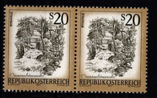 Austria 1973: 20 S Bella Austria (ANK 1600) coppia nuova di zecca (ANK 16 €)