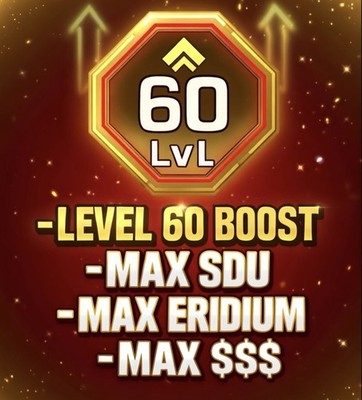 BL4 INSTANT LVL 60 BOOST MAX SDU MAX ERIDIUM MAX MONEY $$$ PSN/XBOX/PC