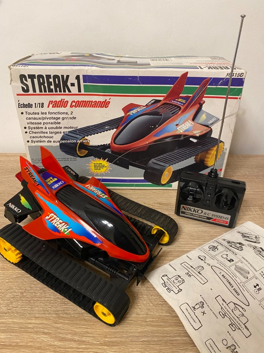 Voiture RC Vintage Nikko Viper - Échelle 1/18 - Superbe état Avec Boîte