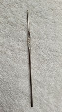 Vintage Used Hero Crochet Hook Made In USA Size 2 Metal Silver