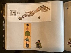 Lego Star Wars Finch Dallow & Bail Organa Minifigures & Set Instruction Sheets