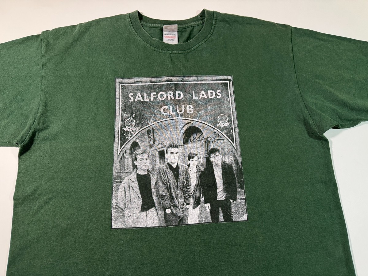 Vintage The Smiths Salford Lads Club T-shirt Rock Post-Punk Band 