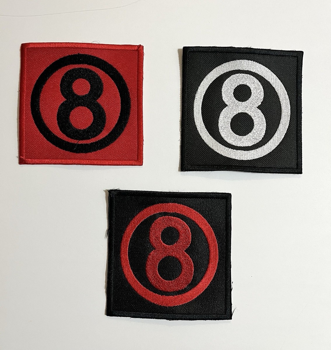 ハードコアメタルバンドslipknotビッグサイズバーコードツナギナンバー8 slipknot corey taylor #8 Patch WANYK AHIG jumpsuit mask vol.3