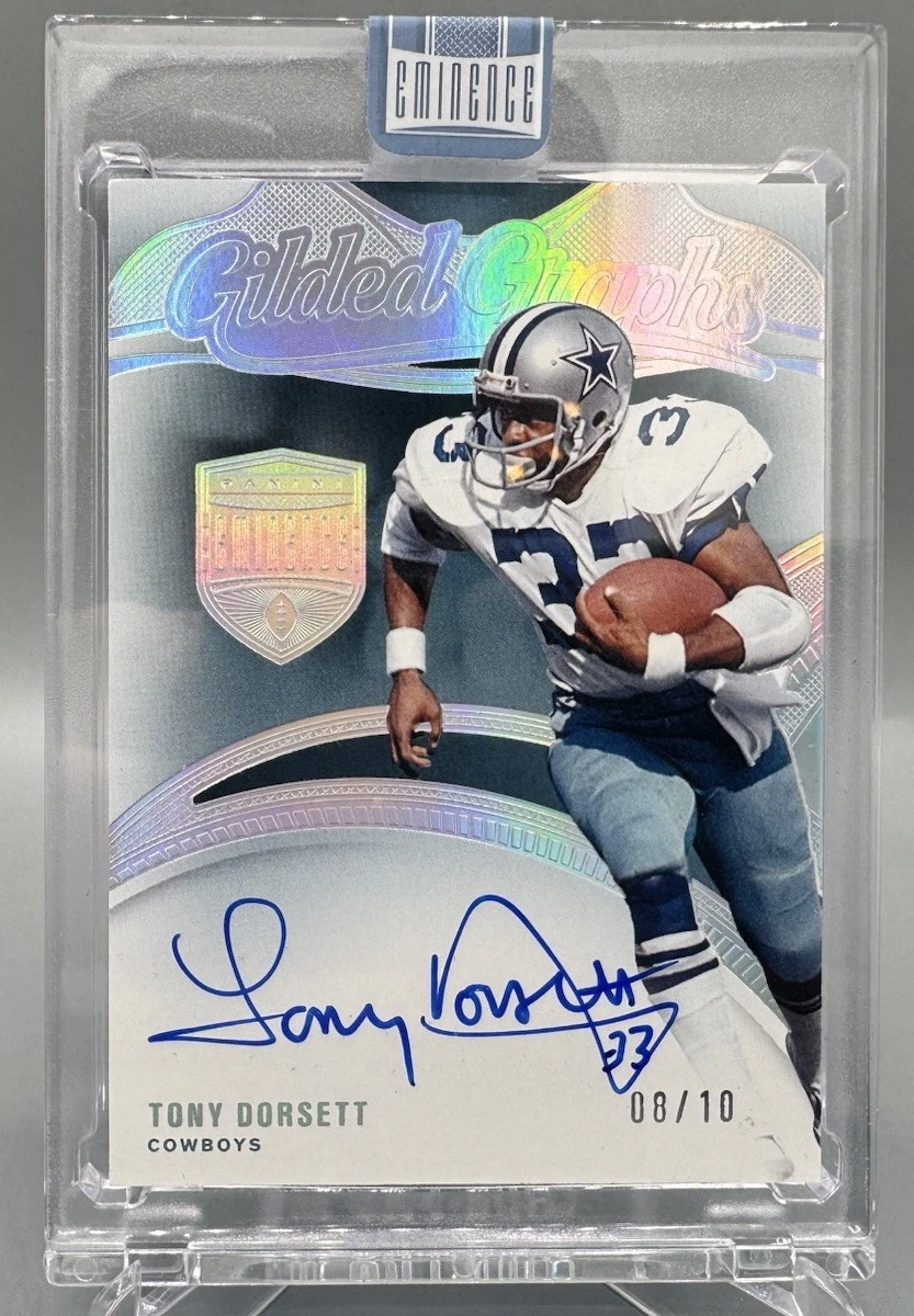 Tony Dorsett Football Sports Trading Card Singles Serial Numbered