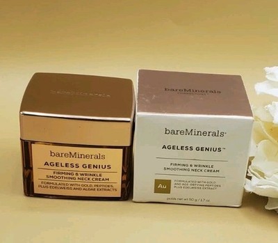 Bareminerals Ageless Genius Firming & Wrinkle Smoothing Neck Cream 1.7 oz New 