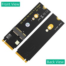 Upgrade Version M.2 NGFF A E Key WiFi/Bluetooth Card to M.2 Key M Adapter Car6p
