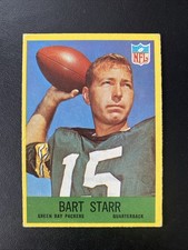 1967 Philadelphia #82 Bart Starr  Green Bay Packers Vintage