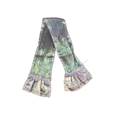 Doll Clothes Light Purple Holographic Scraf Mini Iridescent Ruffled Scarf For...