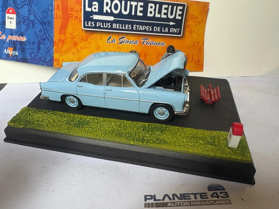 ALTAYA RN7 LA ROUTE BLEUE SIMCA TRIANON 1:43 - Photo 2/3