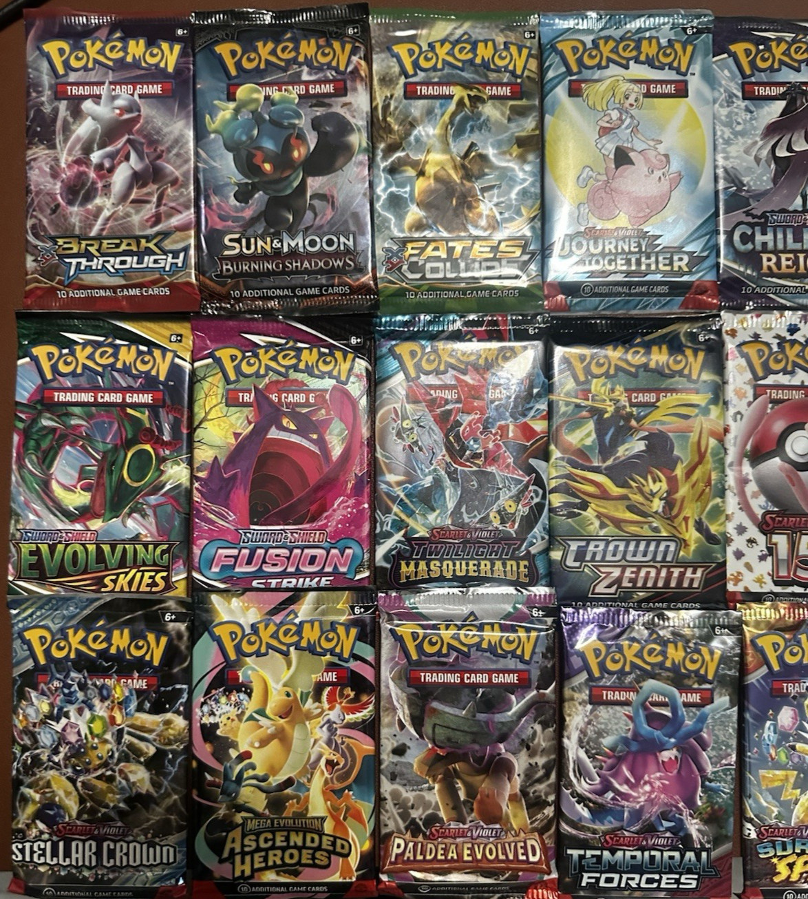 MYSTERY POKEMON 36 PACKS W/1:5 Boxes @LEAST 1 Guarantee PSA or TAG 10 Slab
