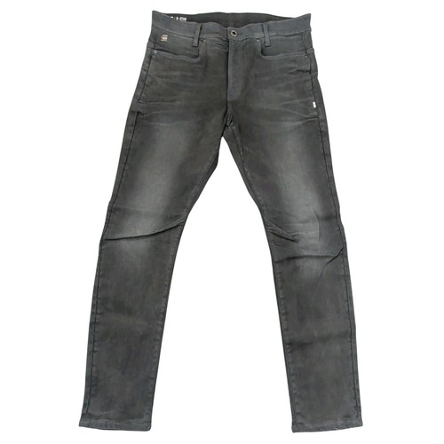 G-Star Raw D-Staq 3D Slim Jeans Men's Size 32/32 Premium Faded Gray Heavy Denim