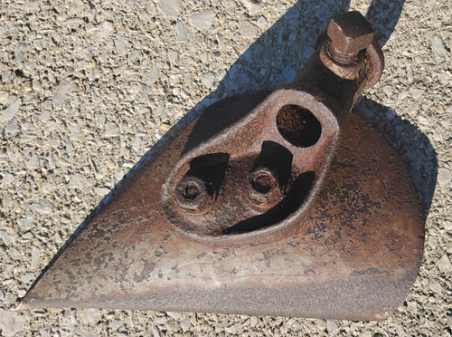 Vintage Gusseisen Pflugkopf Grubber 8 3/4" Klinge 7 1/2" hoch - Bild 15 von 22