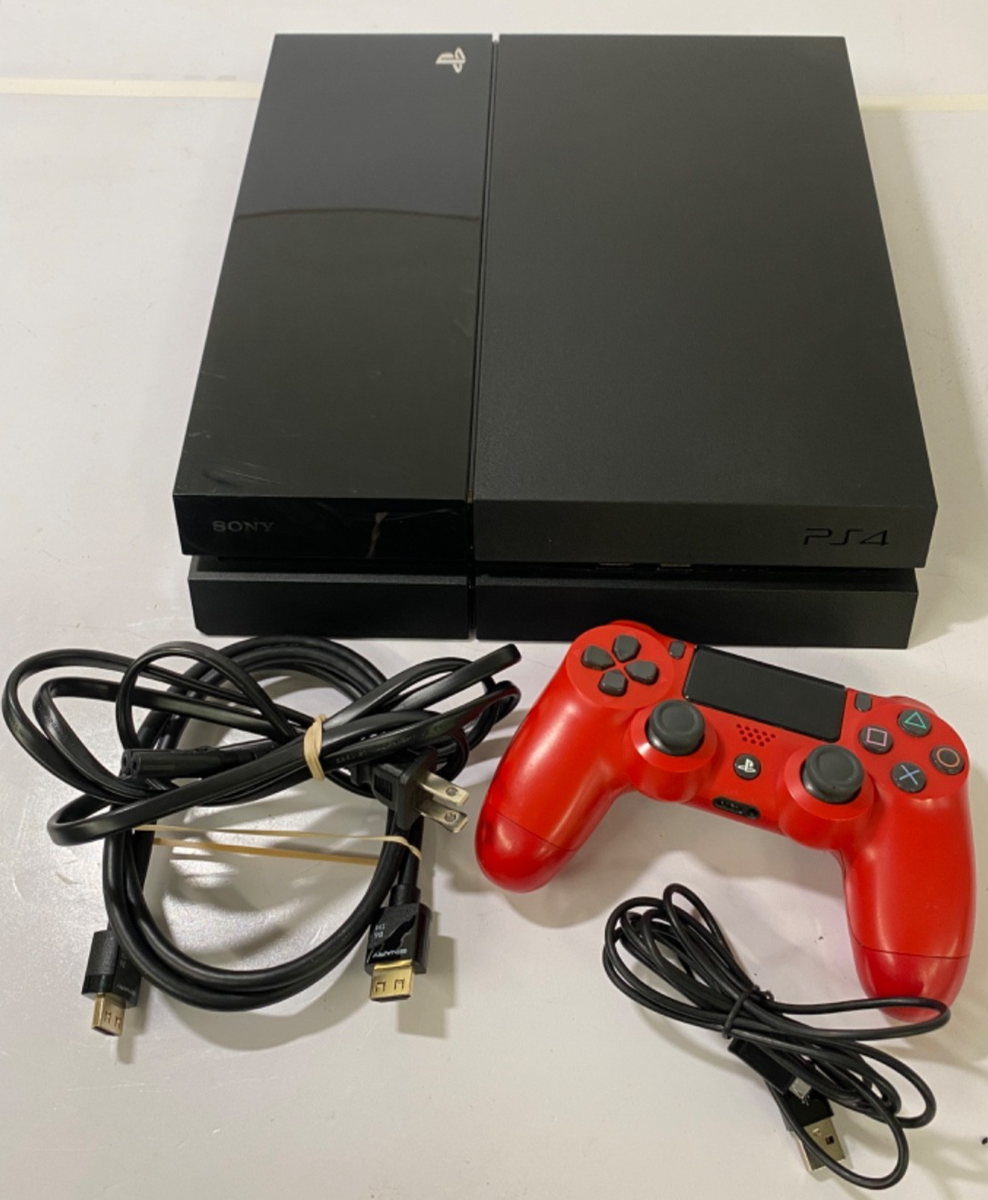 PS4 500GB付属品付 Sony Playstation 4 Black Console 500GB PS4 CUH-115A w/ Controller