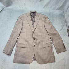 Brooks Brothers 346 Madison Fit Sport Coat 42L Gray Glen Plaid 100 Wool Blazer