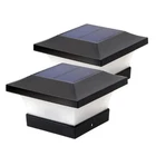 2Pack Solar Fence Lights IP65 Outdoor Garden Wall Gate Post Lighting 3000K/6000K