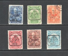 T3573 Haïti 1902 Tampon Frais Courte 6v. MNH/MNG/MH & Utilisé