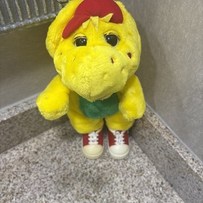 Barney & Friends BJ 9 Inch Plush Dinosaur Stuffed Animal Toy w/ Shoes Vintage