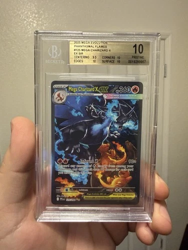 Pokemon Mega Charizard X Ex SIR BGS 10
