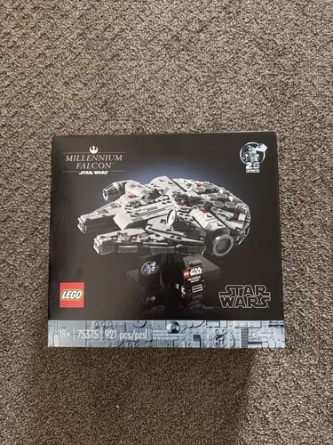 LEGO Star Wars Millennium Falcon 75375 Starship Collection 921pcs Display Stand